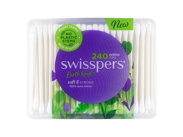 Swisspers Cotton Tips Paper Stems 240 Pack