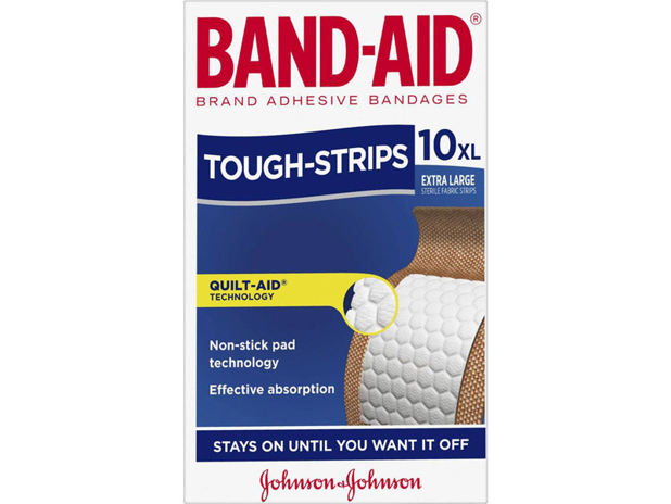 Band-Aid Tough Strips Extra Large Fabric Strips 10 Pack