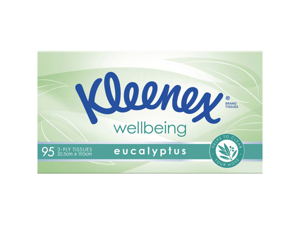 Kleenex Eucalyptus Facial Tissues 95 Pack