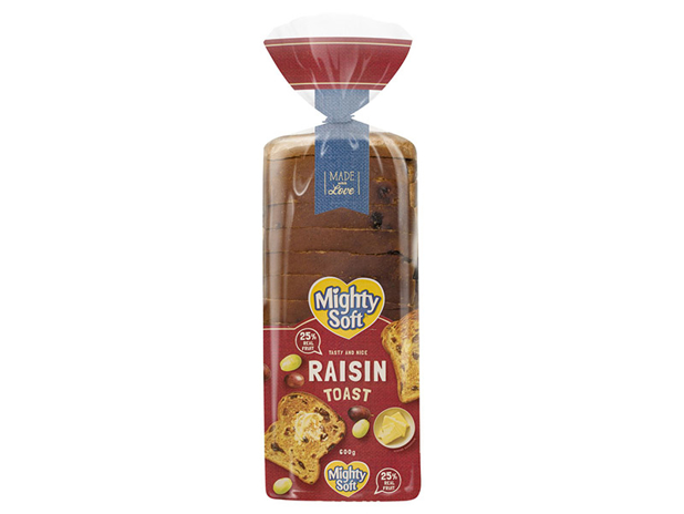 Mighty Soft Raisin Toast 600g