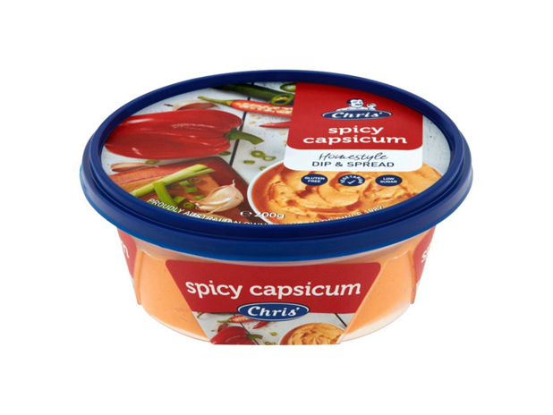 Chris' Dips Spicy Capsicum 200g