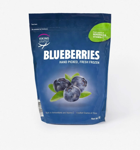 Viking Platter Frozen Blueberries 1kg