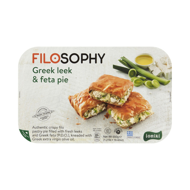 Filosophy Greek Leek & Feta Pie 550g