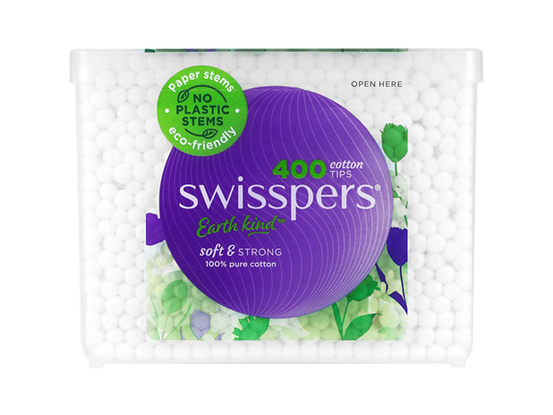 Swisspers Cotton Tips Paper Stem 400s