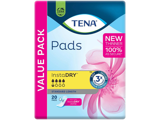 TENA Pads Instadry Standard 20s