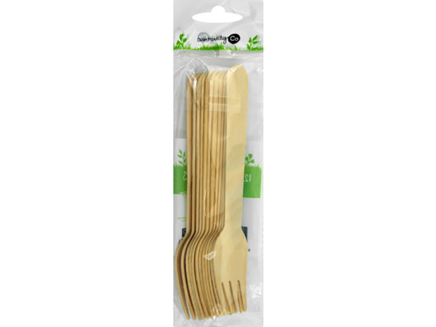 Community Co Wooden Forks 12pk