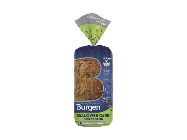 Burgen Bread Sunflower Low Sugar Loaf 660g