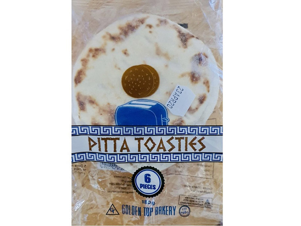 Golden Top Bakery Pita Toasties 180g