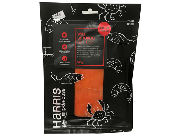 Harris Smokehouse Wild Smoked Salmon 100g