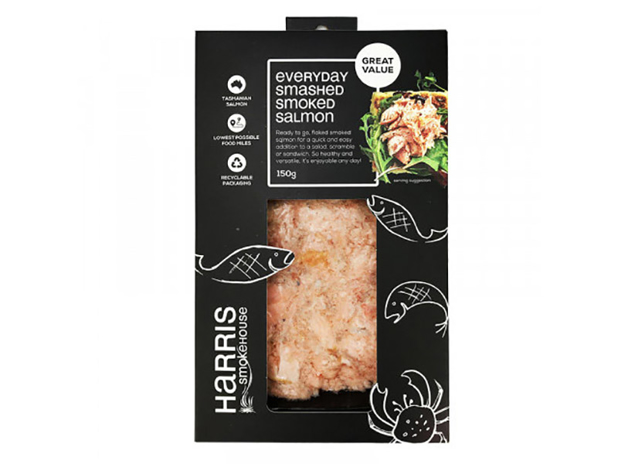 Harris Smokehouse Hot Smoked Salmon Portion 150g