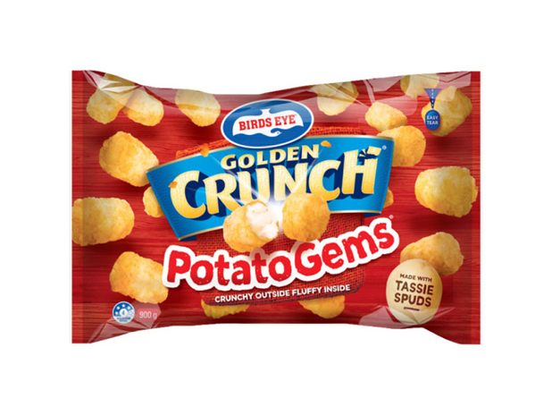 Birds Eye Potato Gems Golden Crunch 900g