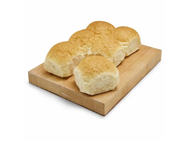 White Round Rolls 6 Pack