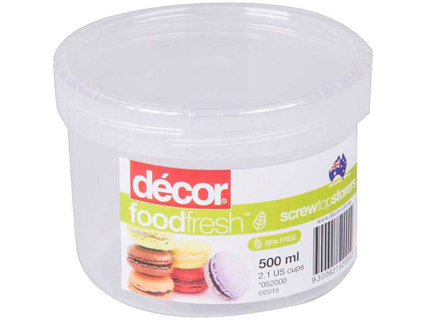 Decor FoodFresh Screw Top 500ml