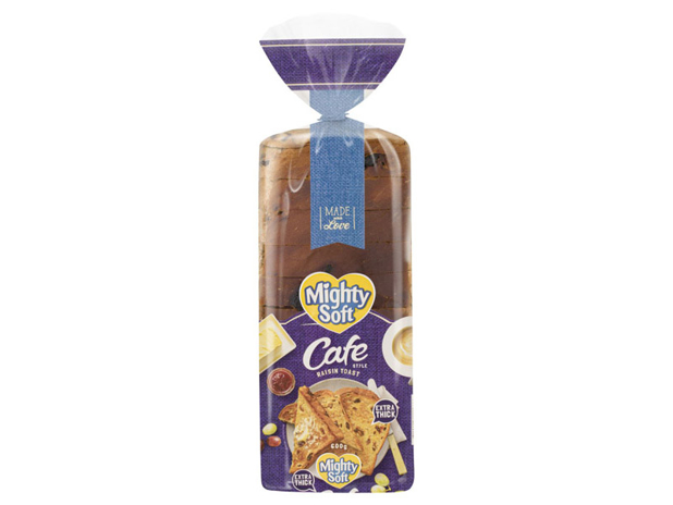 Mighty Soft Rasisn Toast Café Style 600g