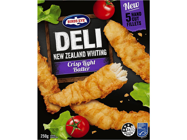 Birds Eye Deli Whiting Crisp Light Batter 250g