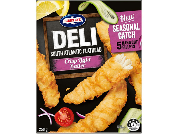 Birds Eye Deli Seasonal Catch Flathead In Light Batter 250g