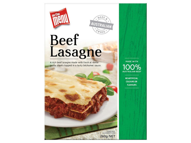 On The Menu Lasagne Beef 260g