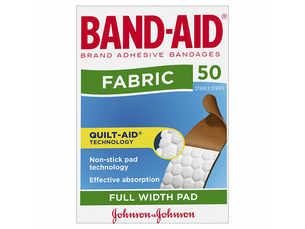 Band-Aid Fabric Strips 50 Pack