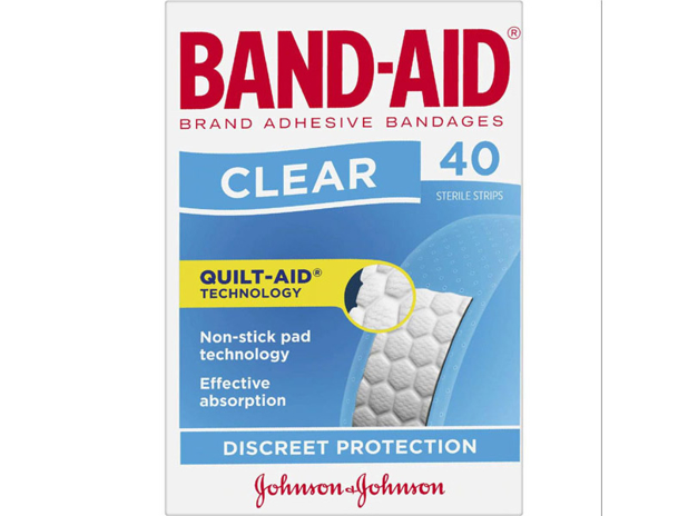 Band-Aid Clear Strips 40 Pack