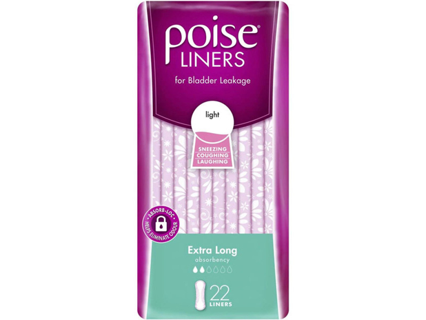 Poise Liners Extra Long 22 Pack