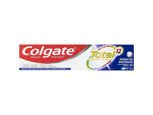 Colgate Total Advanced Whitening Antibacterial Toothpaste 200g