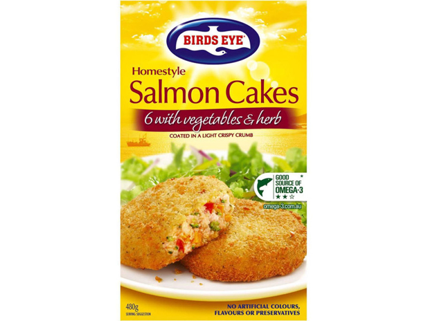 Birds Eye Fish Cakes Salmon With Vegetables & Herbs 480g