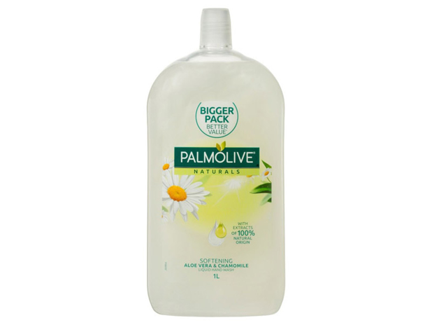 Palmolive Naturals Liquid Hand Wash Soap Aloe Vera & Chamomile with Moisturising Milk Refill & Save 