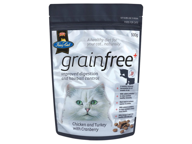 V.I.P. Fussy Cat Grainfree Chicken Turkey & Cranberry 500g