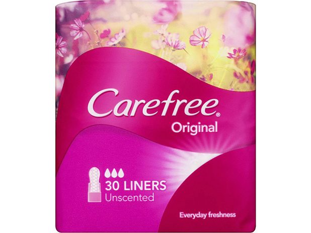 Carefree Panty Liners Regular 30 Pack