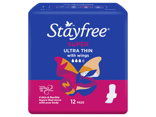 Stayfree Ultra Thin Super with Wings 12 Pack