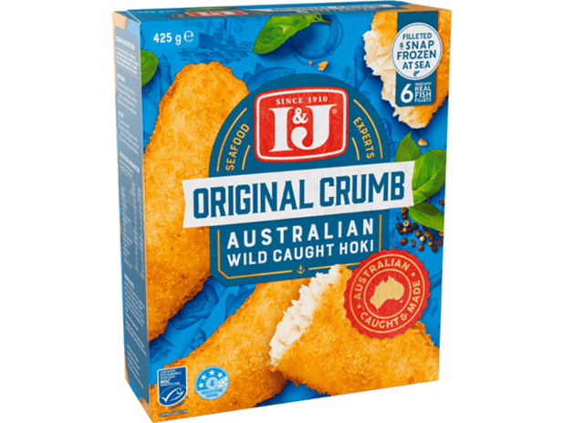 I&J Fish Lite and Crispy Organic 425g