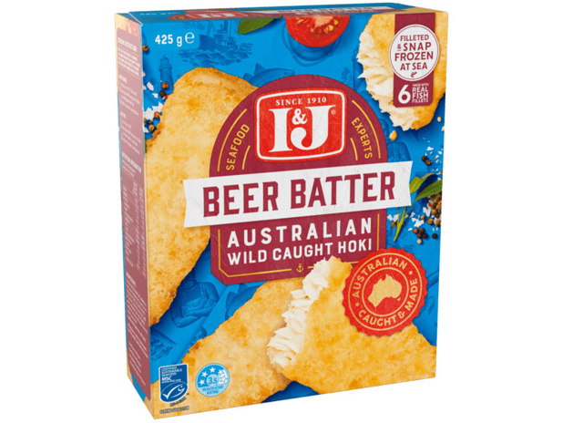 I&J Fish Beer Battered 425g